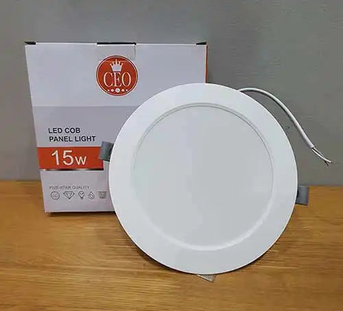工业级LED COB面板灯（4W–24W嵌入式系列）——工业级