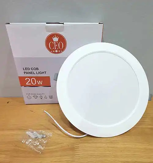 工业级LED COB面板灯（4W–24W嵌入式系列）——工业级