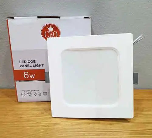 工业级LED COB面板灯（4W–24W嵌入式系列）——工业级