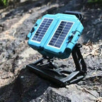 Portable Solar‑Powered LED Work Light (Multi‑Panel Design)
