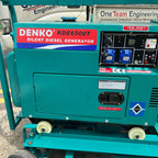 Denko 4x400W Tower Light Come With Denko Generator KDE6500T & NS40 Battery | Model : LT800LED+KDE6500T