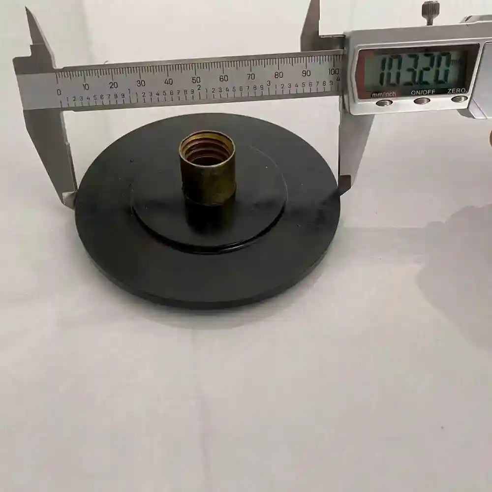 flush valve diaphragm assembly thickness measurement with brass core