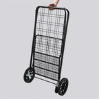 foldable industrial utility cart compact storage configuration
