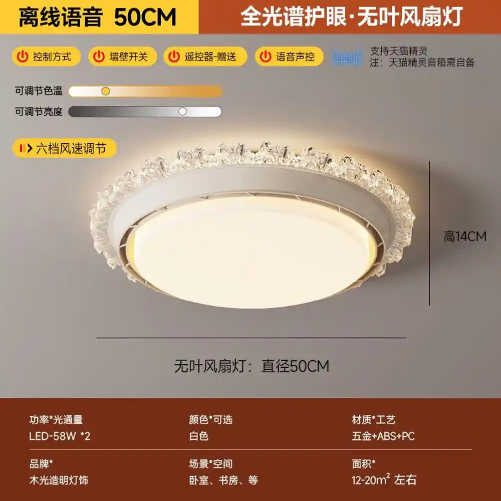 LED Ceiling Light Fixture – 50–52 cm Full‑Spectrum Series (Industrial Grade)