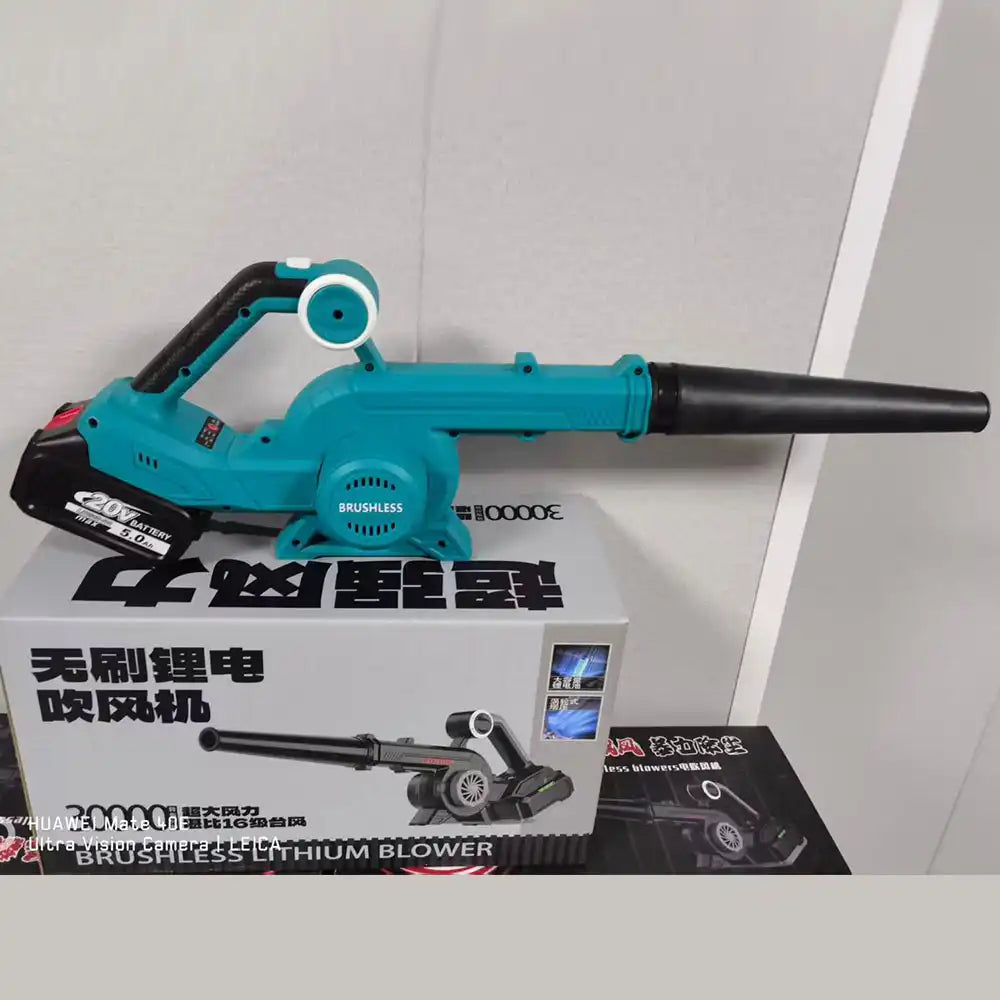 industrial cordless blower brushless lithium design for facility cleaning