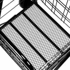 industrial utility cart wire mesh base for equipment and supply transport
