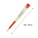 industrial voltage test screwdriver 140mm insulated transparent handle