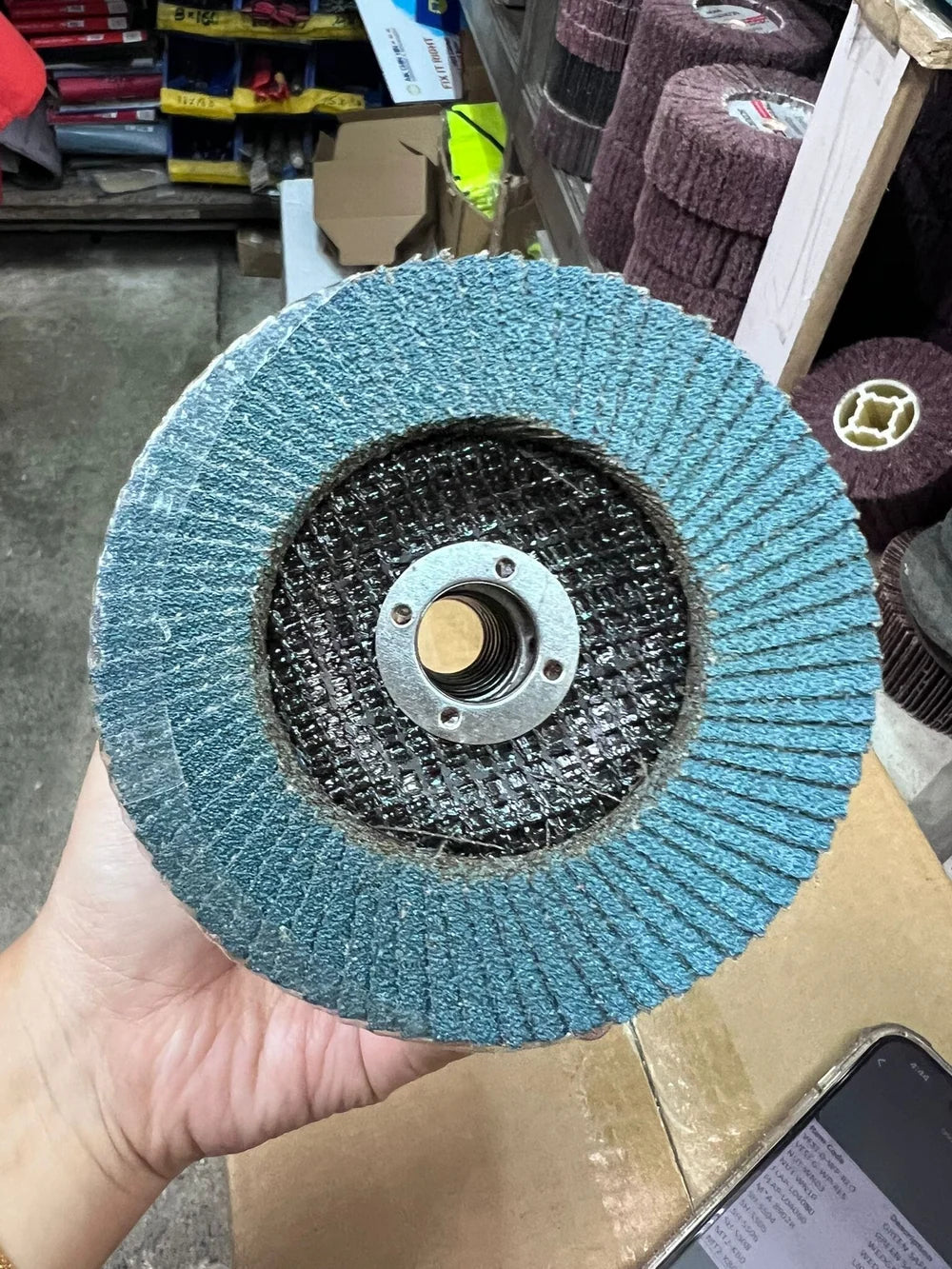 Licon Flap Disc 4" #60 (SS/Blue) (10pc/pkt , 300pcs/ctn) | Model: FLAP-L04060