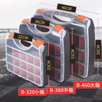 B‑series portable parts storage organizer with modular compartments for small components
